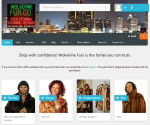 Wolverinefrus.com homepage screenshot
